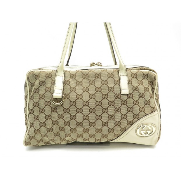 SAC A MAIN GUCCI BRITT 169971 TOILE MONOGRAM GG GUCCISSIMA BEIGE HAND BAG 660€