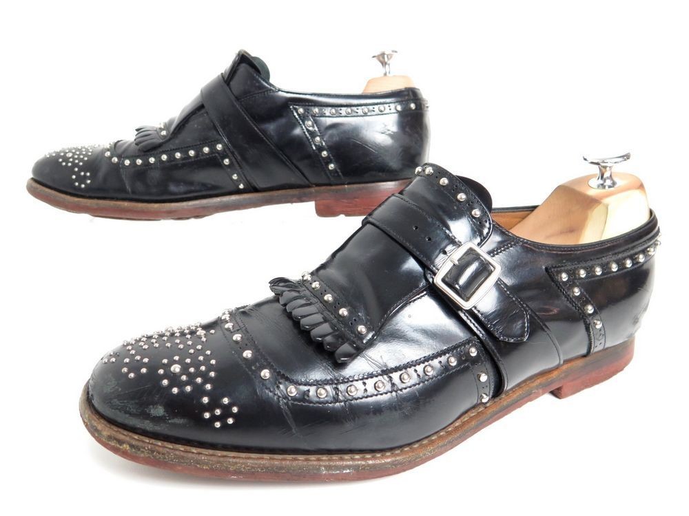 Baskets Church's Shanghai - Bois D'ébène, Cuir - Taille UK 7 (EU 41) - Neuf Avec Emballage