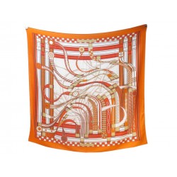 NEUF CHALE HERMES VOLTES ET PIROUETTES JAMIN CACHEMIRE & SOIE NEW SCARF 1110€