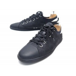 CHAUSSURES LOUIS VUITTON BASKETS TOILE NYLON DAMIER GRAPHITE 11 45 SNEAKERS 785€