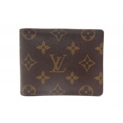 NEUF PORTEFEUILLE LOUIS VUITTON MULTIPLE TOILE MONOGRAM + BOITE NEW WALLET 360€