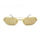 LUNETTES DE SOLEIL CARTIER TRINITY EN METAL DORE + BOITE GOLDEN SUNGLASSES 760€