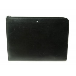 SERVIETTE MONTBLANC PORTE DOCUMENT ZIPPE MEISTERSTUCK 114519 CUIR BRIEFCASE 635€