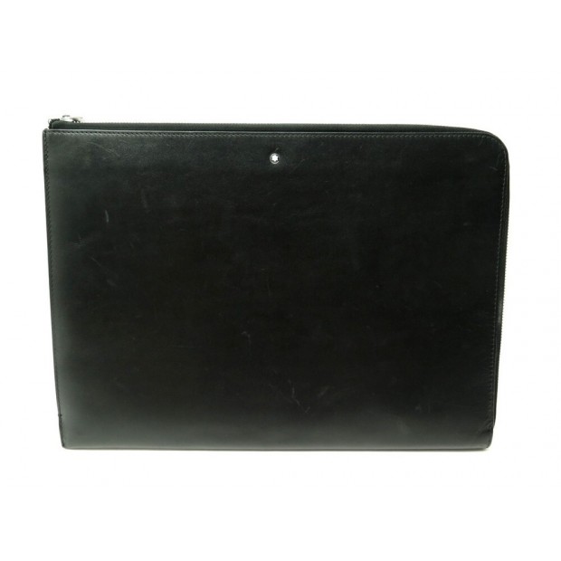 SERVIETTE MONTBLANC PORTE DOCUMENT ZIPPE MEISTERSTUCK 114519 CUIR BRIEFCASE 635€