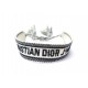 NEUF 1 BRACELET DIOR J'ADIOR B0961ADRCO_D02W EN TOILE COTON BLANC CANVAS NEW