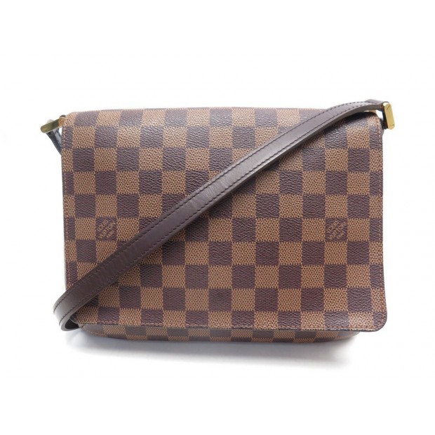 NEUF SAC A MAIN LOUIS VUITTON MUSETTE TANGO PM N51301 TOILE DAMIER EBENE NEW BAG