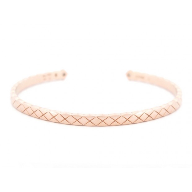 BRACELET CHANEL COCO CRUSH PM J11664 L 16CM OR ROSE ET DIAMANTS GOLD 7650€