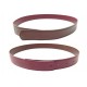 NEUF LIEN DE CEINTURE HERMES 28MM T70 EN CUIR EPSOM BORDEAUX ET MARRON BELT LINK