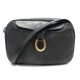 VINTAGE SAC A MAIN CHRISTIAN DIOR BANDOULIERE CUIR MONOGRAMME OBLIQUE NOIR BAG