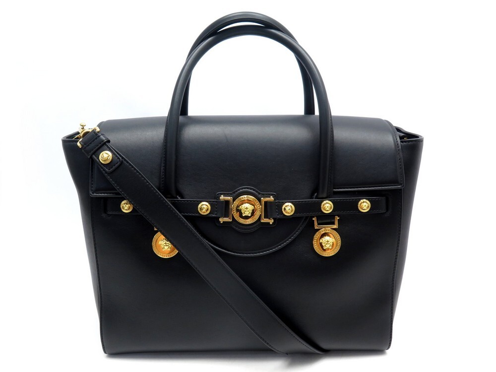 sac a main versace signature medusa l en cuir