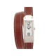 MONTRE HERMES KELLY II DOUBLE TOUR KT1.210 QUARTZ ACIER PALLADIE WATCH 2000€