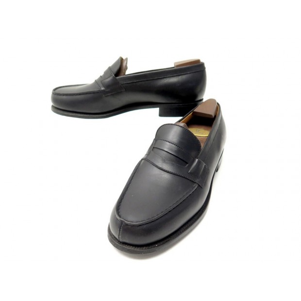 CHAUSSURES JM WESTON MOCASSINS 180 3.5D 37.5 EN CUIR NOIR LOAFERS SHOES 795€