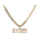 NEUF COLLER CHANEL EDITION LIMITEE PHARRELL WILLIAMS DORE & STRASS NEW NECKLACE