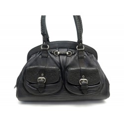 SAC A MAIN CHRISTIAN DIOR MY DIOR CABAS EN CUIR CUIR NOIR LEATHER HAND BAG 1500€