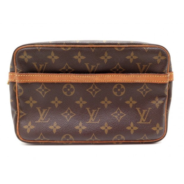 VINTAGE POCHETTE TROUSSE DE TOILETTE LOUIS VUITTON COMPIEGNE M51847 TOILE 800€