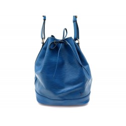 VINTAGE SAC A MAIN LOUIS VUITTON NOE GM EN CUIR EPI BLEU LEATHER HAND BAG 1600€