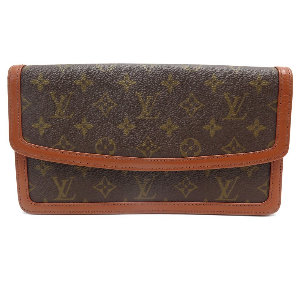 Louis Vuitton Pochette Tuileries Monogram Caramel in Toile Coated