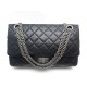 NEUF SAC A MAIN CHANEL 2.55 MEDIUM CUIR MATELASSE NOIR BANDOULIERE NEW BAG 8250€