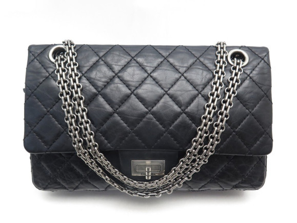  sac a main chanel 2.55 medium cuir matelasse noir