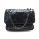 NEUF SAC A MAIN YVES SAINT LAURENT NIKI BABY CUIR NOIR BANDOULIERE NEW BAG 2100€