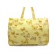 SAC A MAIN HERMES CABAS DE PLAGE PAPILLONS EN TOILE COTON JAUNE BEACH BAG 1050€