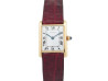 montre cartier tank 30 mm en or jaune 18k