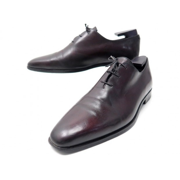 CHAUSSURES BERLUTI RICHELIEU ALESSANDRO DEMESURE 8 42 CUIR EMBAUCHOIRS 1985€