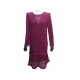 NEUF ROBE CHANEL P49313K06205 M 38 MAILLE DE COTON BLEU ROUGE NEW DRESS 4890€