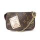 MINI POCHETTE ACCESSOIRES LOUIS VUITTON TOILE MONOGRAM PATCH EDITION POUCH 550€