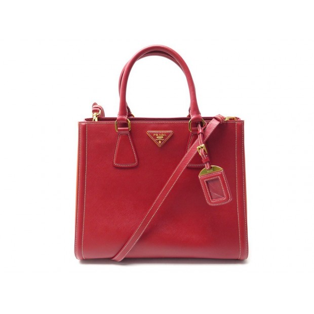 NEUF SAC A MAIN PRADA CABAS GALLERIA GM CUIR SAFFIANO BICOLORE BANDOULIERE 2900€