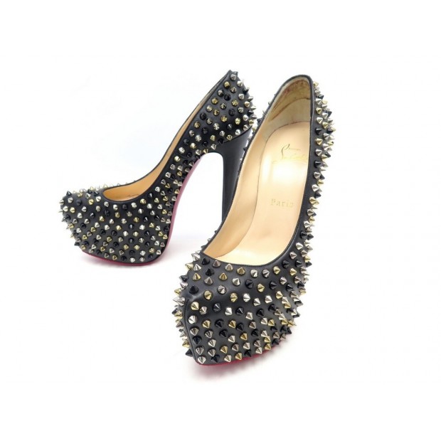 CHAUSSURES CHRISTIAN LOUBOUTIN ESCARPINS DAFFODILE SPIKE 38 CUIR SHOES 3600€