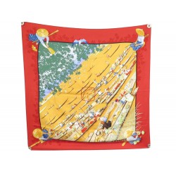 FOULARD HERMES MARCHE FLOTTANT DU LAC INLE DIMITRI RYBALTCHENKO CARRE SCARF 410€