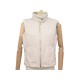 MANTEAU HERMES DOUDOUNE GILET SANS MANCHES M 40 BEIGE BLOUSON VEST COAT 2100€