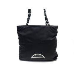 SAC A MAIN CHRISTIAN DIOR MALICE EN TOILE NOIRE PERLA CANVAS HAND BAG 1285€