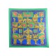 NEUF FOULARD HERMES TORANA CARRE 90 FAIVRE SOIE VERT + BOITE NEW SILK SCARF 495€