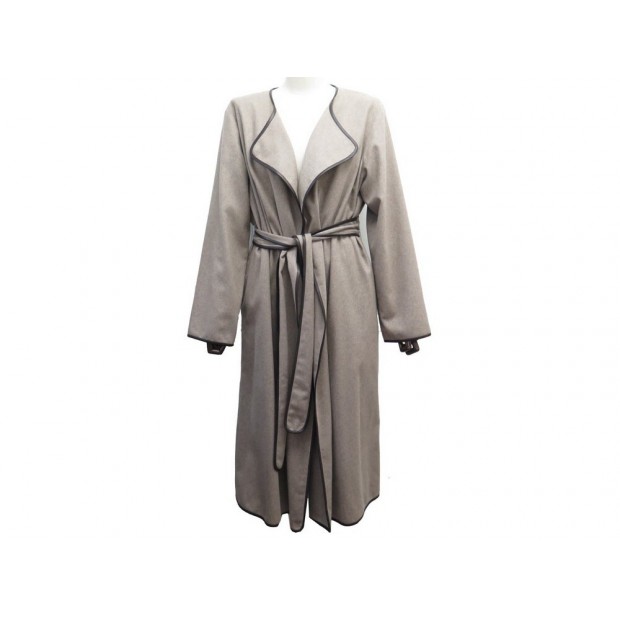 NEUF MANTEAU THE ROW HERGA XS 40 EN CACHEMIRE TAUPE NEW CASHMERE COAT 5100€