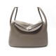SAC A MAIN HERMES LINDY 34 EN CUIR TOGO ETOUPE TAUPE LEATHER HAND BAG 6500€