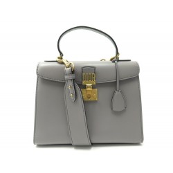 NEUF SAC A MAIN CHRISTIAN DIOR DIORADDICT CUIR GRIS BANDOULIERE HAND BAG 3250€