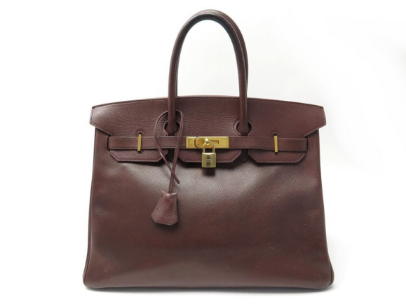  sac a main hermes birkin 35 cuir taurillon