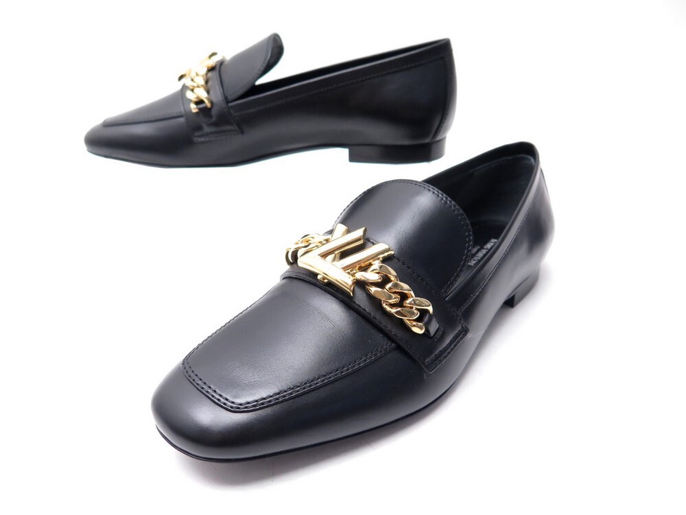 chaussures louis vuitton mocassins upper case