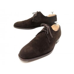 CHAUSSURES CROCKETT & JONES DERBY AINTREE 7 41 EN DAIM MARRRON SUEDE SHOES 730€