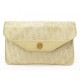 VINTAGE POCHETTE CHRISTIAN DIOR TOILE MONOGRAMME OBLIQUE & CUIR BEIGE POUCH 940€