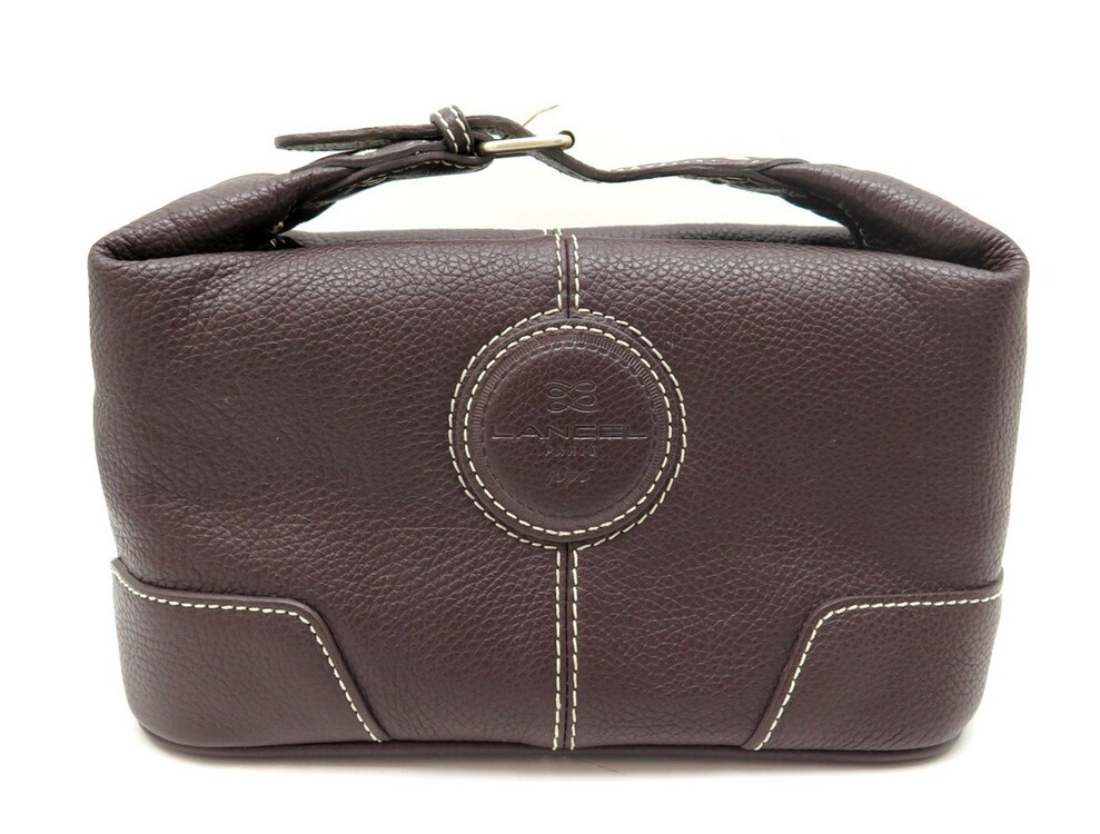 trousse de toilette lancel vanity cuir graine