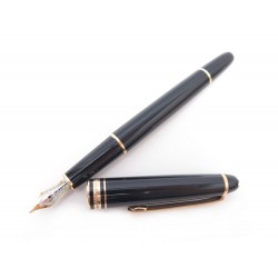 STYLO PLUME MONTBLANC MEISTERSTUCK CLASSIQUE DORE 106514 NOIR + BOITE PEN 525€