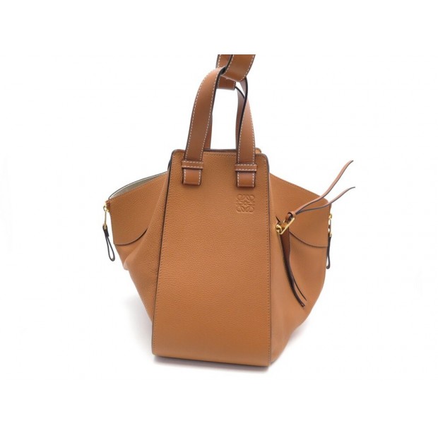 SAC A MAIN LOEWE HAMMOCK SMALL 387.30NN60 BANDOULIERE CUIR CAMEL HAND BAG 2150€