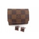 NEUF BOUTONS DE MANCHETTE LOUIS VUITTON DAMIER BOIS & ARGENT 925 ETUI CUFFLINKS