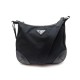 SAC A MAIN PRADA BESACE BANDOULIERE EN TOILE NYLON NOIR MESSENGER HAND BAG 1350€