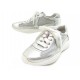 CHAUSSURES BASKETS PRADA AMERICA S CUP 37.5IT 38.5FR CUIR ARGENTE SNEAKERS 550€