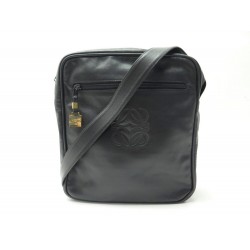 SACOCHE LOEWE SAC BESACE BANDOULIERE EN CUIR NOIR LEATHER HAND BAG 1250€