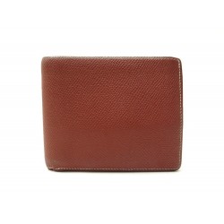 PORTEFEUILLE HERMES MC2 COPERNIC EN CUIR EPSOM MARRON PORTE CARTES WALLET 1880€